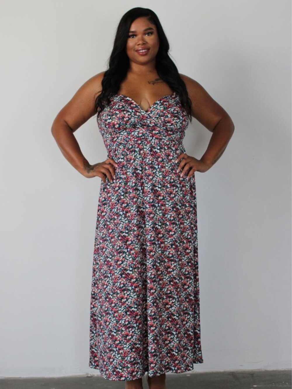 Plus Size Spaghetti Strap Maxi dress 6X